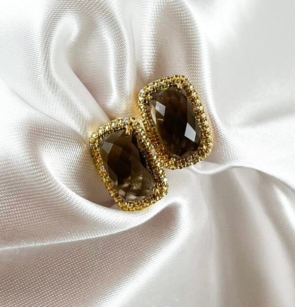 Aros Topacio Fumé Corte Imperial - Imagen 5