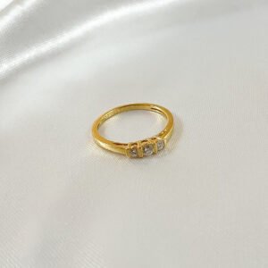 Tricillo de oro amarillo
