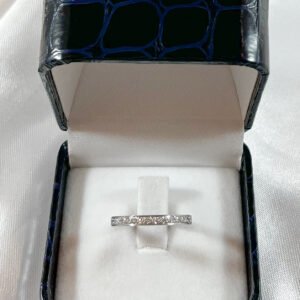 Anillo de Oro blanco con 14 diamantes