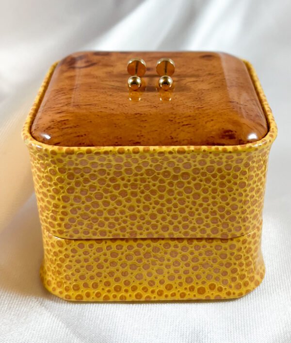 Aros de oro amarillo circulares para bebé 3